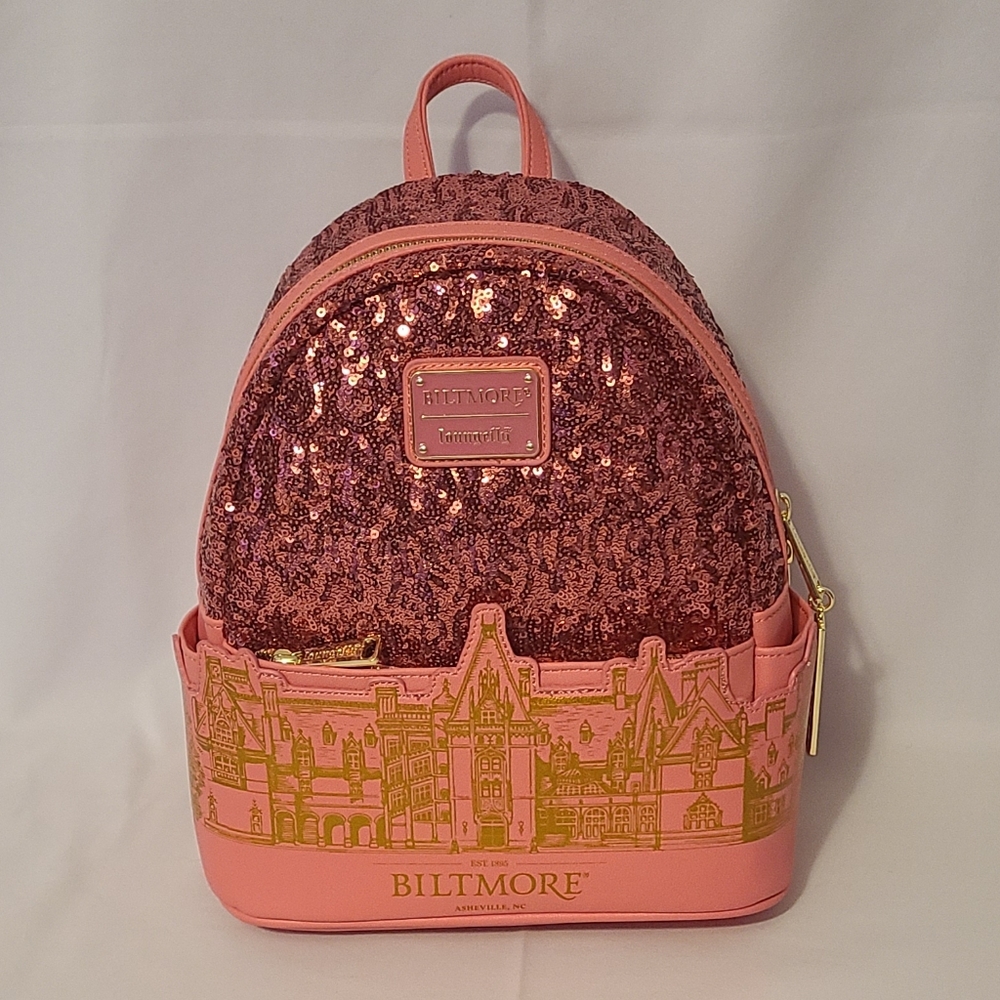 Loungefly Biltmore Pink Sequin Backpack